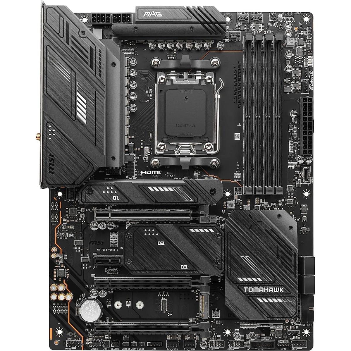 Msi Motherboard Mag X670e Tomahawk Wifi Ddr5 Amd Am5 Atx Price In 