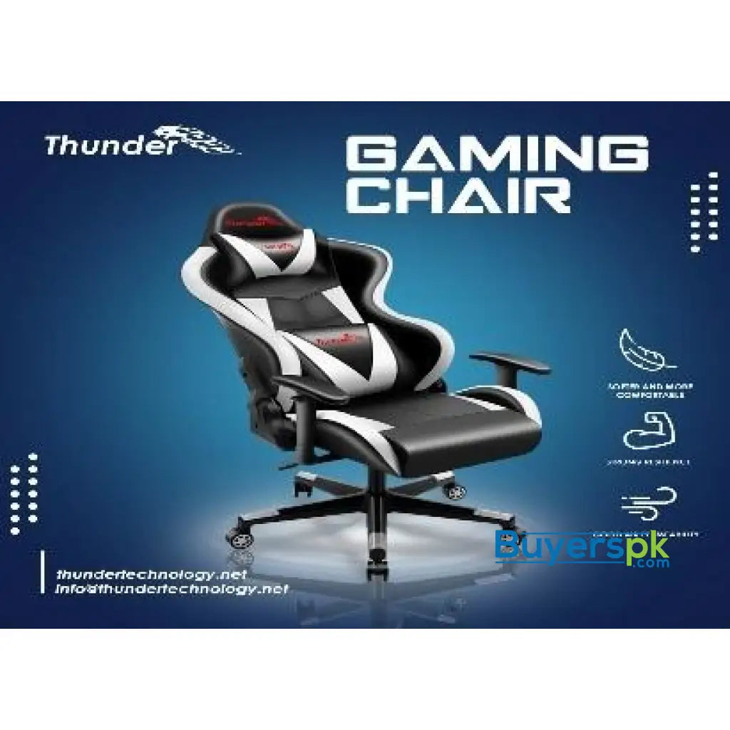 Thunder Gaming Chair White Price in Pakistan | Buyerspk.com – BuyersPK.com