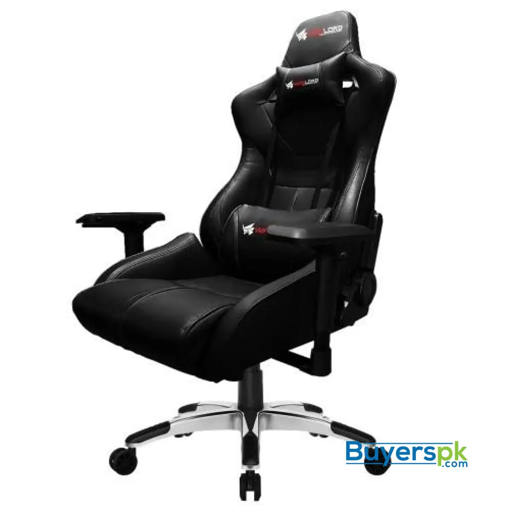 Warlord Templar Gaming Chair - Black Templar-Black Buyerspk.com