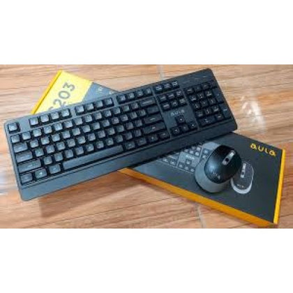 Aula Keyboard Mouse Wireless Combo AC203 2.4GHz