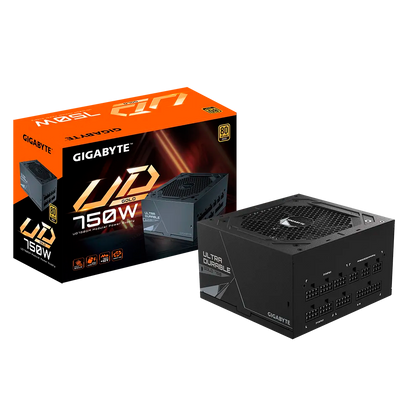 Gigabyte Power Supply UD750GM 750 Watt 80+ Gold