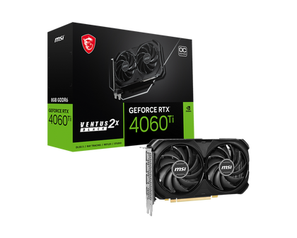 MSI Graphic Card RTX 4060 TI VENTUS 2X 8GB OC