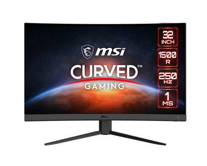 MSI LED Monitor G32C4X 32 Inch 1080p 250Hz Curved Gaming