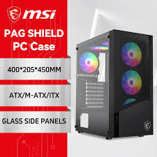 MSI Gaming PC Case PAG SHIELD 200L Black