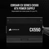 Corsair Power Supply CX550 550 Watt 80 PLUS Bronze