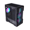 1st Player Casing T3-G 4 Pre installed Fans (M-ATX) Black