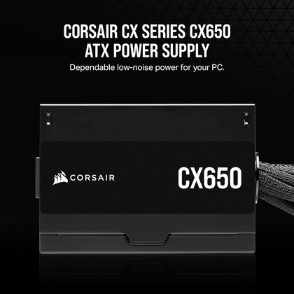 Corsair Power Supply CX Series CX650 650 Watt 80 PLUS Bronze