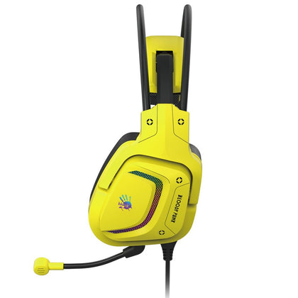 Bloody Headphone G575 Virtual 7.1 Surround Sound Gaming USB (Punk Yellow)