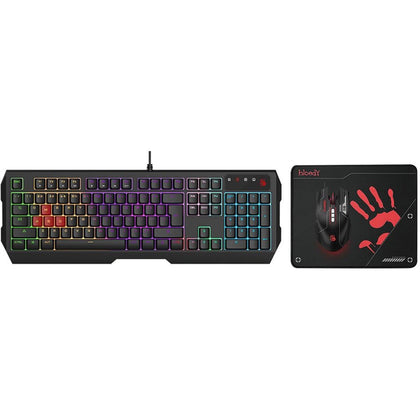 Bloody Keyboard B1700 NEON Gaming Desktop Mouse Black