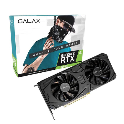 Galax Graphic Card RTX 3060 TI 8GB (1-Click OC) Black