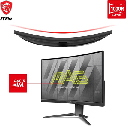 MSI LED Monitor MAG 325CQRF QD 31.5 Inch Curved 170Hz WQHD