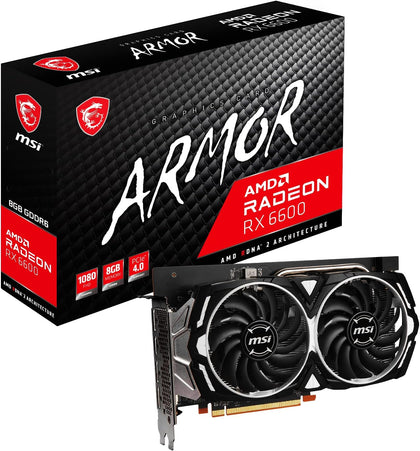 MSI Graphic Card Armor RX 6600 8GB