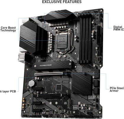 MSI Motherboard Z490-A PRO