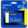 ADATA SATA SSD 2.5 Inch SU650 Solid State Drive 512GB