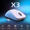 Attack Shark Wireless Gaming Mouse PAW3395 X3 Lightweight with Tri-Mode White