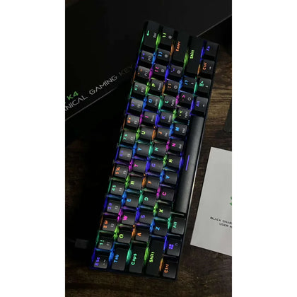 BlackShark Keyboard Sixgill K4 RGB Wired Mechanical Gaming 60% Blue Switches