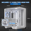 Darkflash Casing DY470 ATX 4 ARGB Pre installed Fan