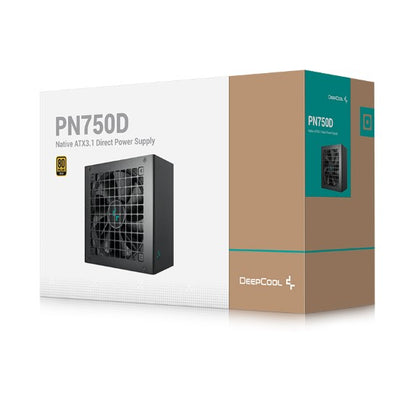 Deepcool Power Supply PN750D 750 Watt 80+ Gold Non Modular