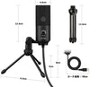 Fifine Microphone K669B Cardioid USB Condenser with Tripod