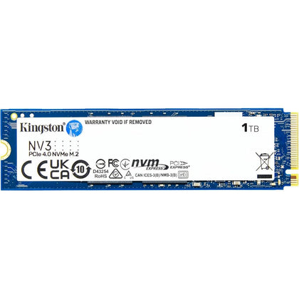 Kingston M.2 NVME SSD NV3 1TB PCIe 4.0 Gen 4x4