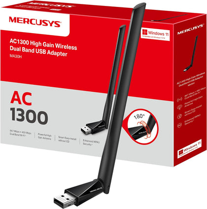 MERCUSYS WiFi Stick AC1300Mbps MA30H