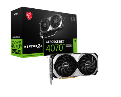 MSI Graphic Card RTX 4070 Ti Super 16GB Ventus 2X OC