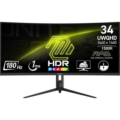 MSI LED Monitor MAG 342CQR E2 180Hz 1440p UWQHD VA 34