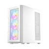 1st player Casing T7 ARGB Mid-Tower ATX White 4 Pre installed Fan