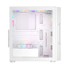 1st player Casing T7 ARGB Mid-Tower ATX White 4 Pre installed Fan