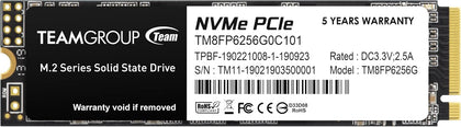 Teamgroup M.2 NVMe SSD 256GB MP33