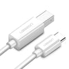 UGREEN Cable USB-C to USB 2.0 Print Cable 1.5m (White)