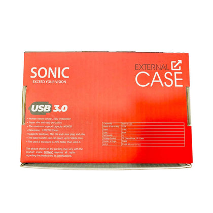 Sonic External Case SNC-067 Usb 3.0 for 2.5