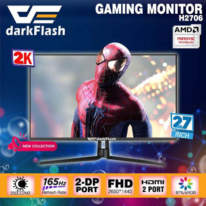 Darkflash LED Monitor H2706 27 Inch 2K 165Hz 1MS IPS