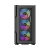 1st player Casing T7 ARGB Mid-Tower ATX Black 4 Pre installed Fan