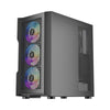 1st player Casing T7 ARGB Mid-Tower ATX Black 4 Pre installed Fan