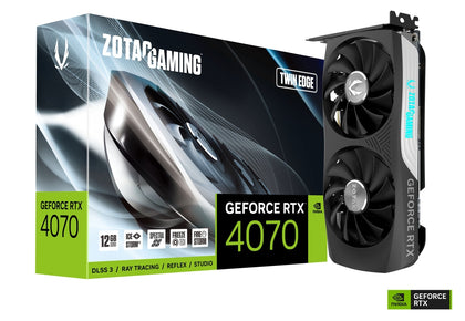 ZOTAC Graphic Card RTX 4070 Super 12GB Twin Edge