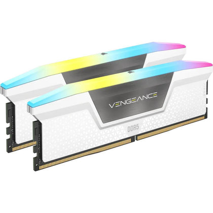 Corsair Ram Desktop Vengeance RGB 32GB 16X2 6000mhz DDR5 White