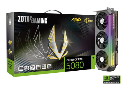 Zotac Graphic Card RTX 5080 AMP Extreme INFINITY 16GB