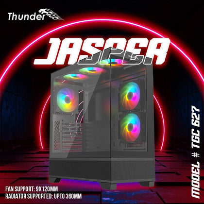 Thunder Casing Jasper TGC 627 with 3 RGB Fans