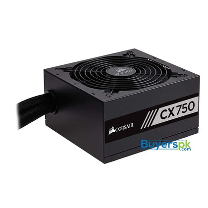 Corsair CP-9020123-UK CX Series 750 W CX750 ATX/EPS 80 PLUS Bronze Power Supply Unit - Black - Power Supply