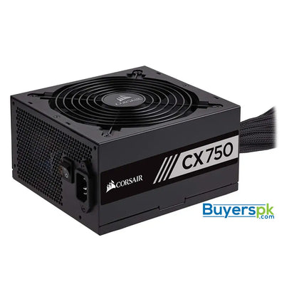 Corsair CP-9020123-UK CX Series 750 W CX750 ATX/EPS 80 PLUS Bronze Power Supply Unit - Black - Power Supply