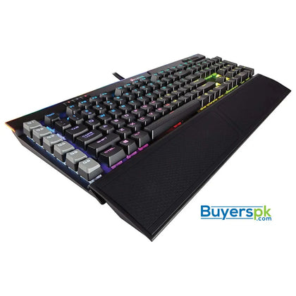 CORSAIR K95 RGB PLATINUM Mechanical Gaming Keyboard - 6x Programmable Macro Keys - USB Passthrough & Media Controls - Fastest Cherry MX