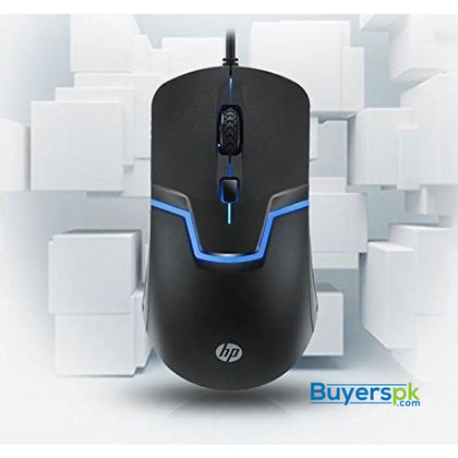 HP M100 Wired Gaming Optical Mouse (Black) - Mouse