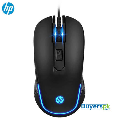 HP M200 Wired Optical USB 2400DPI Wired Mice Gaming Mouse glowing mouse Mute - Mouse