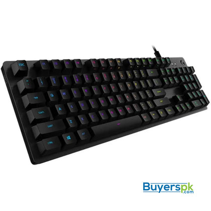 Logitech G512 Lightsync Rgb Mechanical Gaming Keyboard Carbon English Layout Gx Brown Tactile - Price in Pakistan