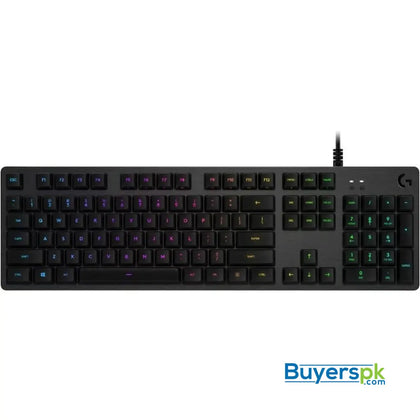 Logitech G512 Lightsync Rgb Mechanical Gaming Keyboard Carbon English Layout Gx Brown Tactile - Price in Pakistan