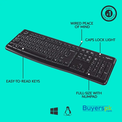 Logitech K120 Wired Keyboard - Price in Pakistan