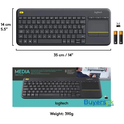 Logitech K400 plus Wireless Touch Keyboard - Price in Pakistan