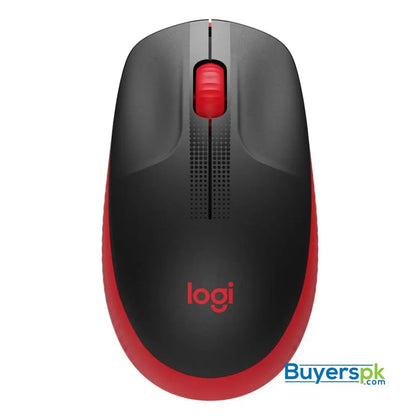 Logitech M190 Wireless Mouse - Red