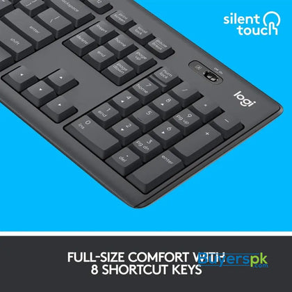 Logitech Mk295 Silent Wireless Combo Keyboard Mouse - Price in Pakistan